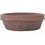 Runder unglasierter Bonsai-Topf von Shouzan - 130 x 130 x 42 mm