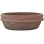 Runder unglasierter Bonsai-Topf von Shouzan - 130 x 130 x 40 mm