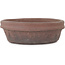 Runder unglasierter Bonsai-Topf von Shouzan - 130 x 130 x 42 mm