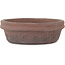 Runder unglasierter Bonsai-Topf von Shouzan - 130 x 130 x 42 mm