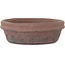 Runder unglasierter Bonsai-Topf von Shouzan - 130 x 130 x 42 mm