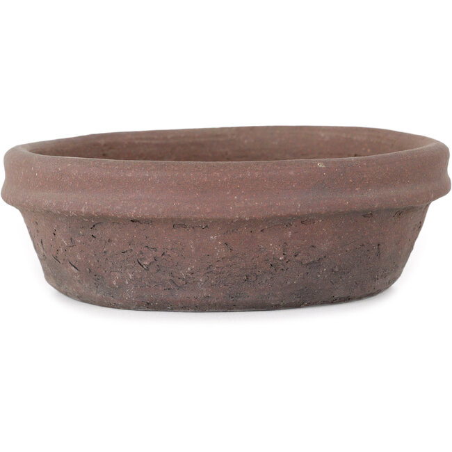 Runder unglasierter Bonsai-Topf von Shouzan - 130 x 130 x 42 mm