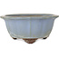 Lotus blue bonsai pot by Yamaaki - 225 x 225 x 100 mm