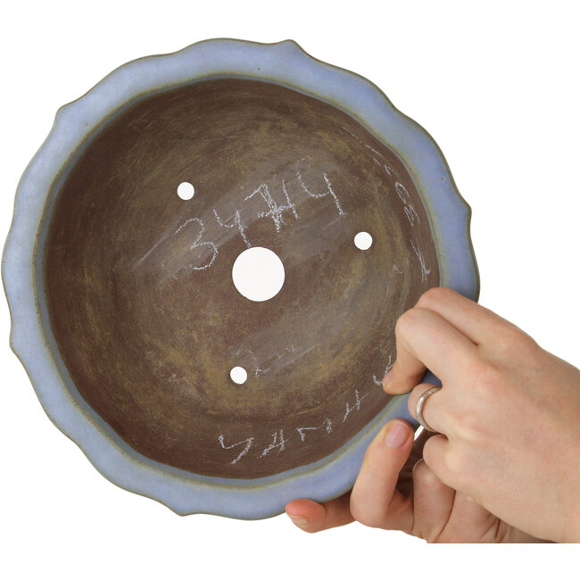 Vaso bonsai Lotus blu di Yamaaki - 225 x 225 x 100 mm