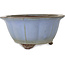 Lotus blue bonsai pot by Yamaaki - 280 x 280 x 137 mm