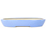 Ovale blauwe bonsaipot van Aiba Koyou - 250 x 205 x 40 mm