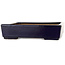 Vierkante donkerblauwe bonsaipot van Hattori - 207 x 207 x 53 mm