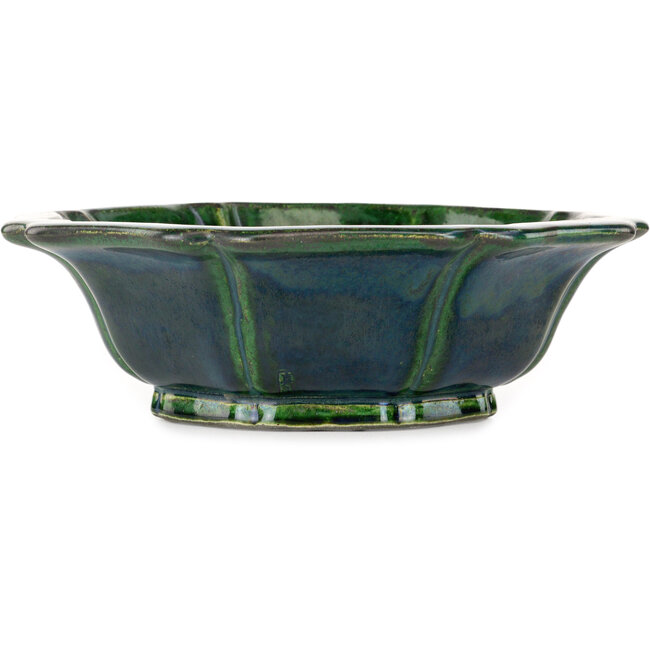 Lotusgrüner Bonsaitopf von Mazan - 300 x 300 x 100 mm