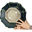 Pot à bonsaï Lotus vert par Mazan - 343 x 343 x 105 mm