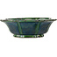 Vaso bonsai verde loto di Mazan - 300 x 300 x 100 mm