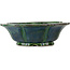 Vaso bonsai verde loto di Mazan - 300 x 300 x 100 mm