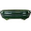 Ovale groene bonsaipot van Mazan - 290 x 215 x 85 mm