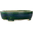 Maceta ovalada verde para bonsái de Mazan - 252 x 210 x 70 mm