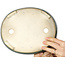 Pot à bonsaï ovale vert Mazan - 252 x 210 x 70 mm