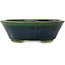 Vaso bonsai ovale verde di Mazan - 230 x 200 x 75 mm