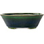 Vaso bonsai ovale verde di Mazan - 230 x 200 x 75 mm