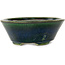 Vaso bonsai ovale verde di Mazan - 230 x 200 x 75 mm