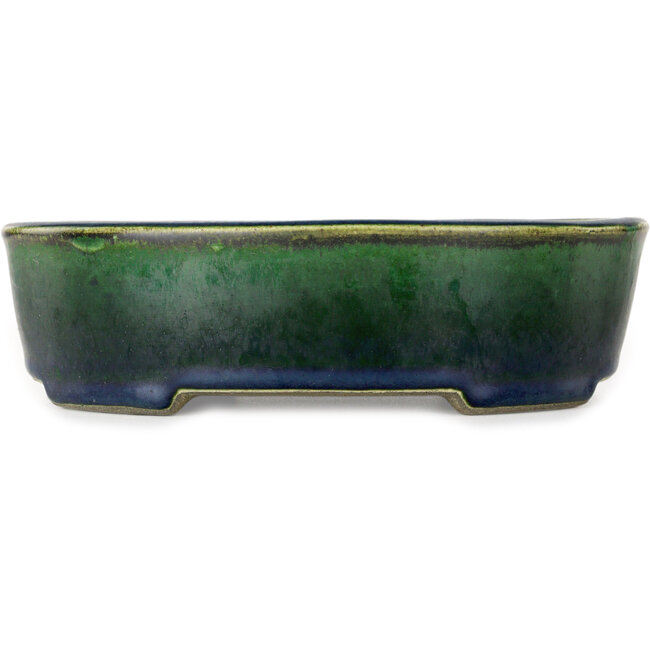 Vaso bonsai ovale verde di Mazan - 192 x 160 x 55 mm