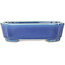 Mokko blue bonsai pot by Terahata Satomi Mazan - 160 x 120 x 45 mm