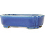 Mokko blue bonsai pot by Terahata Satomi Mazan - 160 x 120 x 45 mm