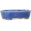 Mokko blauwe bonsaipot van Terahata Satomi Mazan - 160 x 120 x 45 mm