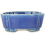 Mokko blauwe bonsaipot van Terahata Satomi Mazan - 160 x 120 x 45 mm
