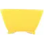 Maceta cuadrada amarilla para bonsái de Seizan - 103 x 104 x 57 mm