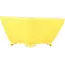 Vierkante gele bonsaipot van Seizan - 103 x 104 x 57 mm