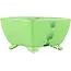 Pot à bonsaï carré vert de Seizan - 100 x 97 x 55 mm