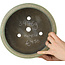 Pot rond vert pour bonsaï par Aiba Koyou - 245 x 245 x 125 mm