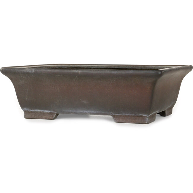 Rectangular unglazed bonsai pot - 312 x 242 x 95 mm