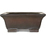 Rechteckiger, unglasierter Bonsai-Topf – 312 x 242 x 95 mm
