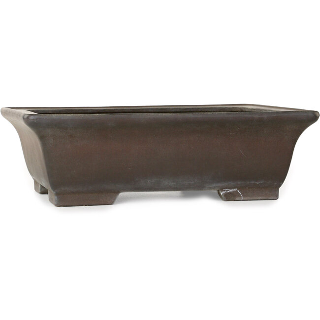 Maceta rectangular para bonsái sin esmaltar - 312 x 242 x 95 mm