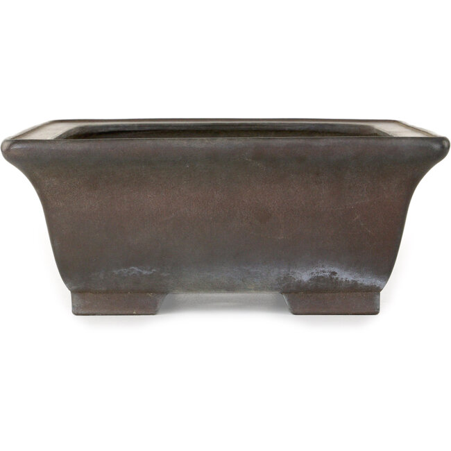 Maceta rectangular para bonsái sin esmaltar - 312 x 242 x 95 mm