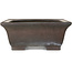 Rectangular unglazed bonsai pot - 312 x 242 x 95 mm