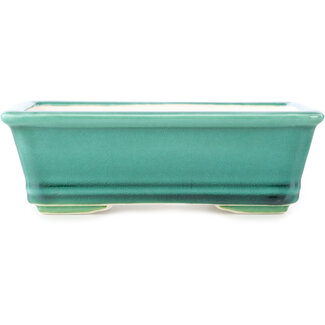 Yixing Pot à bonsaï vert foncé 180 mm par Yixing, Chine