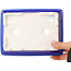 Maceta rectangular para bonsái azul oscuro de Yixing - 180 x 125 x 60 mm