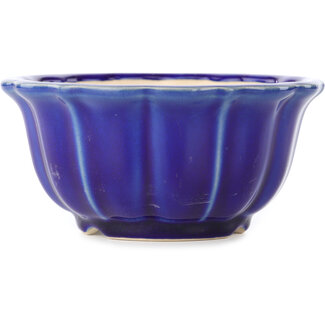 Yixing 135 mm dunkelblaue Bonsaischale von Yixing, China