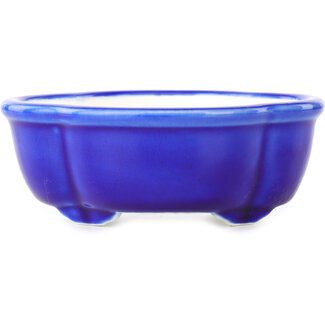 Yixing Vaso per bonsai blu scuro moka da 135 mm da Yixing, Cina
