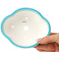 Maceta para bonsái Mokko mediana azul verde de Yixing - 135 x 110 x 50 mm