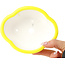 Maceta para bonsai Mokko amarilla de Yixing - 135 x 110 x 50 mm