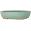 Maceta ovalada verde para bonsái - 442 x 375 x 103 mm