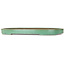 Oval green bonsai pot by Yamafusa - 462 x 323 x 40 mm