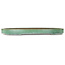 Oval green bonsai pot by Yamafusa - 462 x 323 x 40 mm