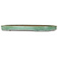 Oval green bonsai pot by Yamafusa - 462 x 323 x 40 mm