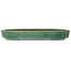 Oval green bonsai pot by Yamafusa - 465 x 340 x 57 mm