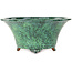Pot rond vert pour bonsaï de Shuhou - 315 x 315 x 144 mm