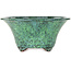Pot rond vert pour bonsaï de Shuhou - 315 x 315 x 144 mm