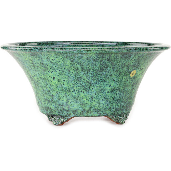 Pot rond vert pour bonsaï de Shuhou - 315 x 315 x 144 mm