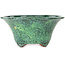 Pot rond vert pour bonsaï de Shuhou - 315 x 315 x 144 mm